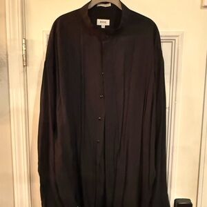 Pave Black Button-Up Shirt